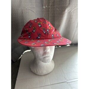 Vintage Mickey Minnie Mouse Walt Disney Character Fashions Adult Red Hat Cap